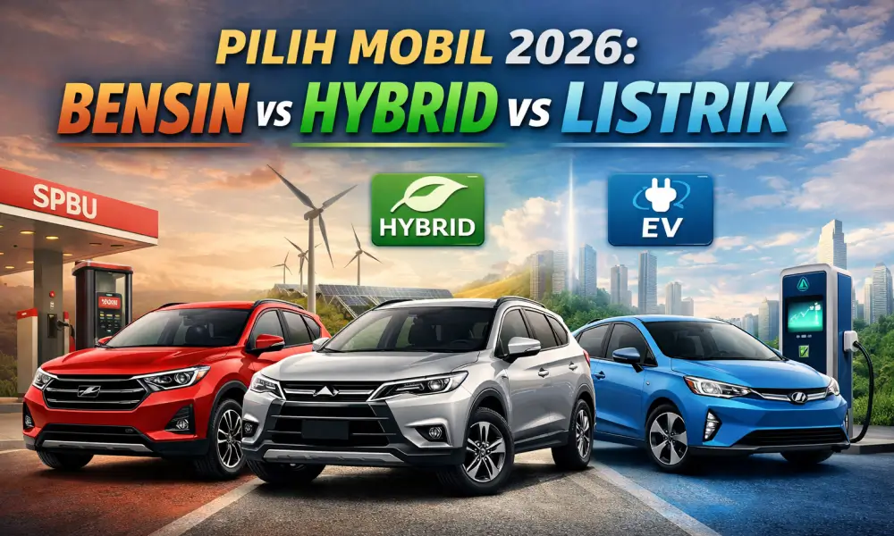 Tips Memilih Mobil yang Tepat di Tahun 2026: Bensin, Hybrid, atau Listrik?