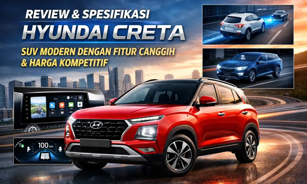 Review dan Spesifikasi Hyundai Creta: SUV Modern dengan Fitur Canggih dan Harga Kompetitif