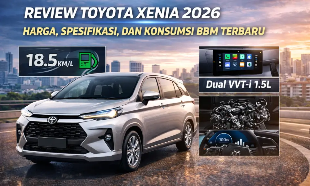 Review Toyota Xenia 2026: Harga, Spesifikasi, dan Konsumsi BBM Terbaru